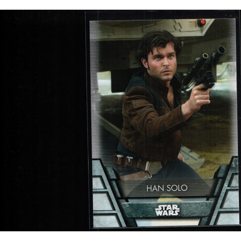 2020 Topps Star Wars Holocron Series Han Solo N-9 Solo A Star Wars Story Foil